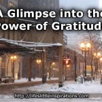 A Glimpse into the Power of Gratitude